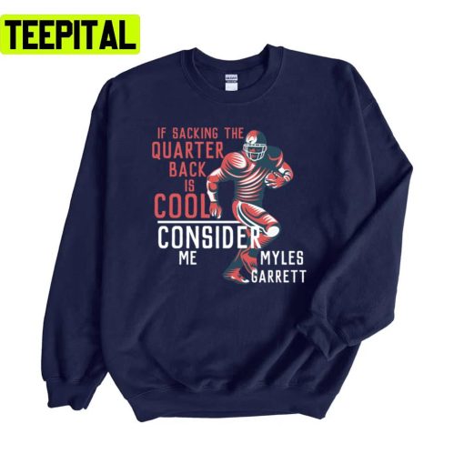 Myles Garrett 95 For Cleveland Browns Fansmyles Garrett Helmet Unisex Sweatshirt