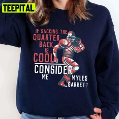 Myles Garrett 95 For Cleveland Browns Fansmyles Garrett Helmet Unisex Sweatshirt