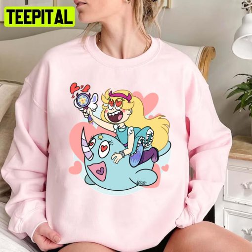 Narwhal Blast Star Vs The Forces Of Evil Unisex Sweatshirt