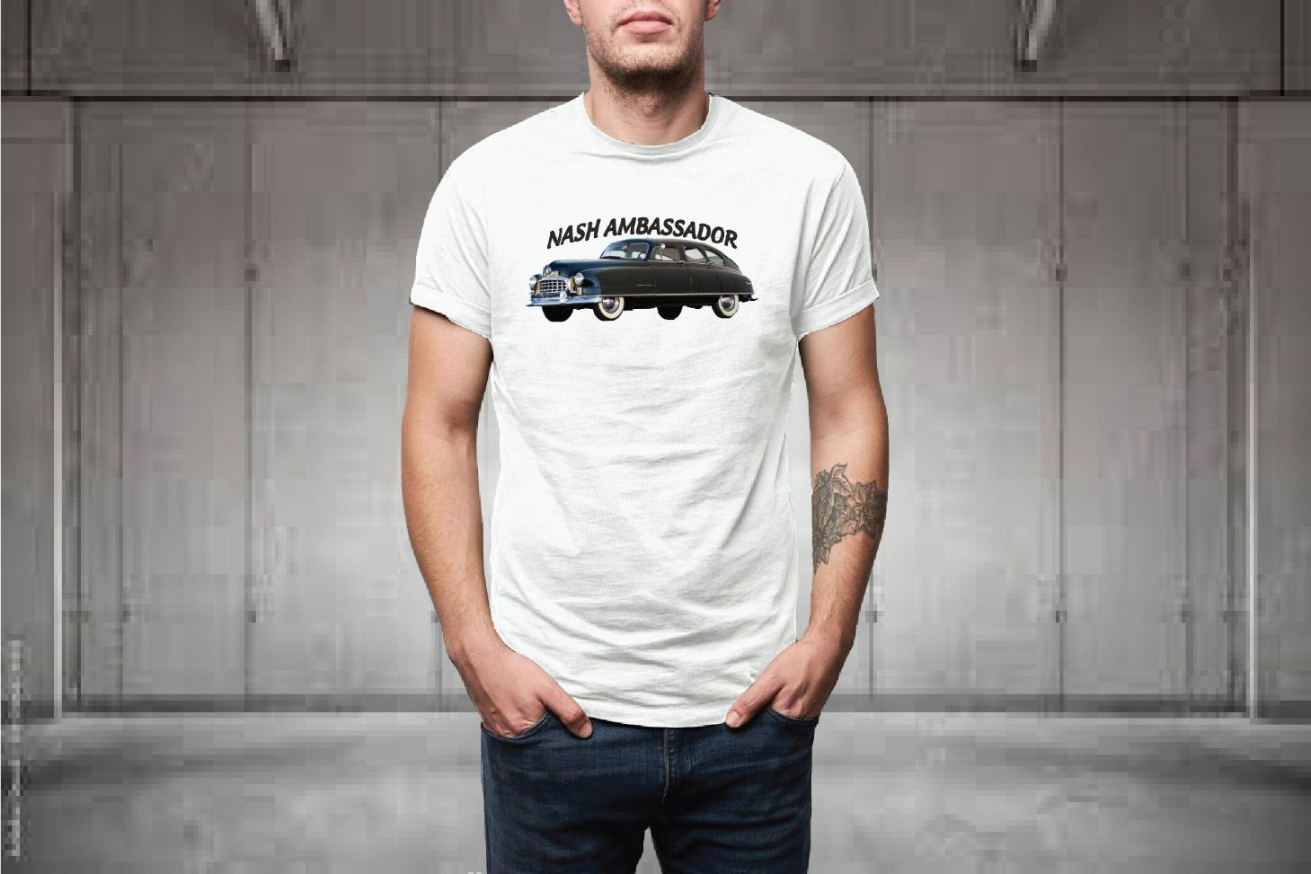 Nash Ambassador Custom Classic Antique Car T-Shirt