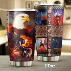 Native American Culture Stainless Steel Cup