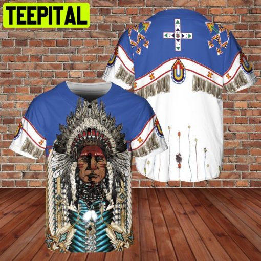 Native American Warrior DreamCatcher 3D AOP Baseball Jersey