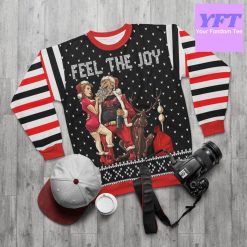 Naughty Santa Xmasfeel The Joy 3d Ugly Christmas Sweater