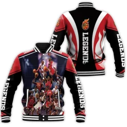 Nba Legend Michael Jordan Baseball Jacket