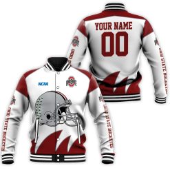 Ncaa Ohio State Buckeyes For Fans 3d Personalized Baseball Jacket