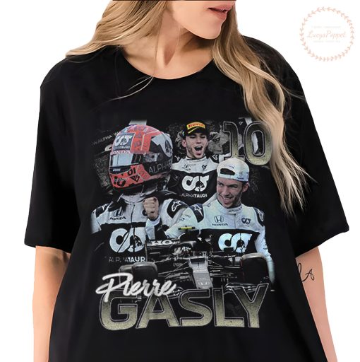 New Graphic Pierre Gasly Scuderia Alphatauri 90s F1 Formula One Unisex T-Shirt