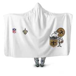 New Orleans Saints Nfl Bomber Jacket 3d Jersey Hooded Blanket