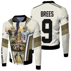 New Orleans Saints Stadium Fleece Bomber Jacket