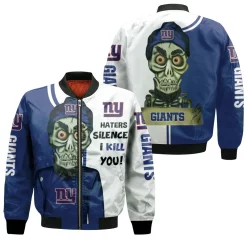 New York Giants Haters I Kill You 3d Bomber Jacket