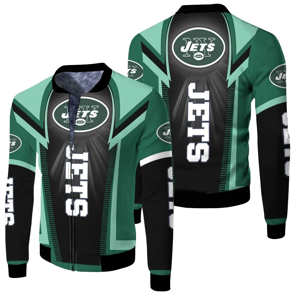 New York Jets For Fans Fleece Bomber Jacket – Teepital – Everyday