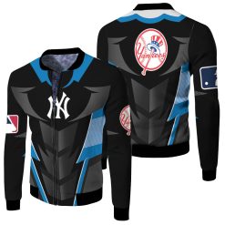 New York Yankees 3d Pullover Jersey Fleece Bomber Jacket