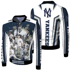 New York Yankees Greatest Players Fleece Bomber Jacket