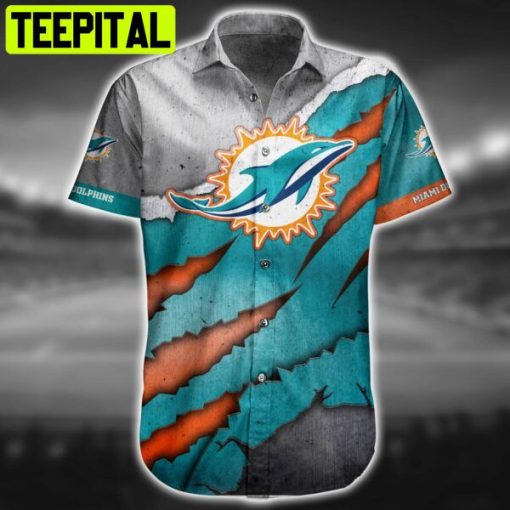 NFL Miami Dolphins 3D Full Print Hawaiian Shirt