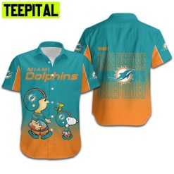 NFL Miami Dolphins American Football Team The Snoopy Show 3D Hawaiian Shirt