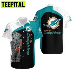 Nfl Miami Dolphins Groot Hawaiian Shirt