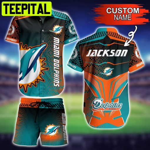 NFL Miami Dolphins Personalize Hawaiian Shirt