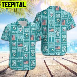 NFL Miami Dolphins SUMMER COMMEMORATIV Hawaiian Shirt