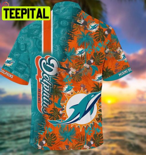 NFL Miami Dolphins Summer Hawaiian Shirt For Fan Hawaiian Shirt