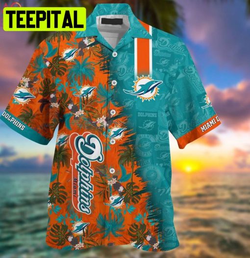 NFL Miami Dolphins Summer Hawaiian Shirt For Fan Hawaiian Shirt