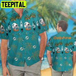 NFL Miami Dolphins Tropical Aloha 9 Hawaiian Shirt