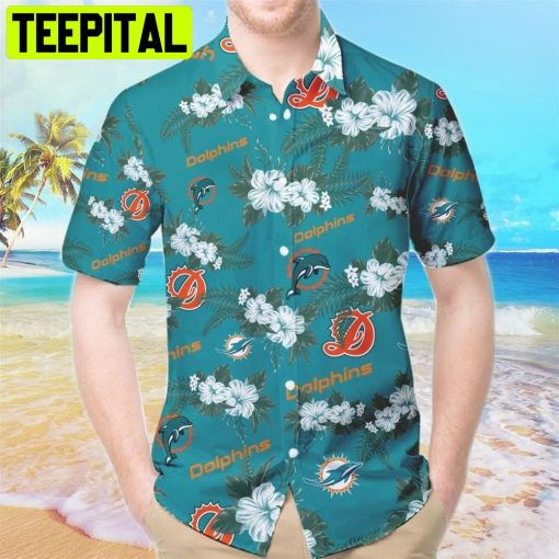 Nfl Miami Dolphins Tropical Aloha Summer Hawaiian Shirt