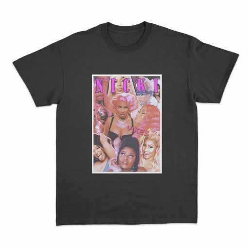 Nicki Minaj Collage Retro Illustration Unisex T-Shirt