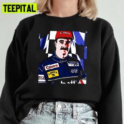 Nigel Mansell Pop Art Formula 1 Car Racing F1 Unisex Sweatshirt