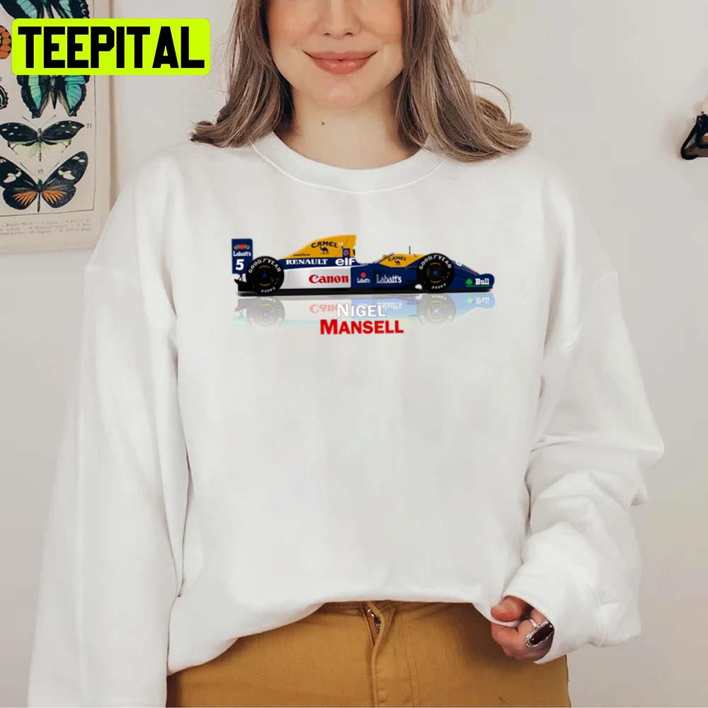 Nigel Mansell Williams Renault Fw14 Formula 1 Car Racing F1 Unisex