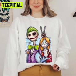 Nightmare Before Christmas Mashup Halloween Graphic Unisex Sweatshirt