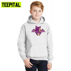 Nightshade The Cute Bat Halloween Illustration Hoodie