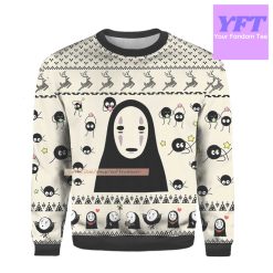 No Face Merry 2022 No Face All Over Print 3d Ugly Christmas Sweater