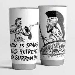 No Retreat No Surrender Stainless Steel Cup