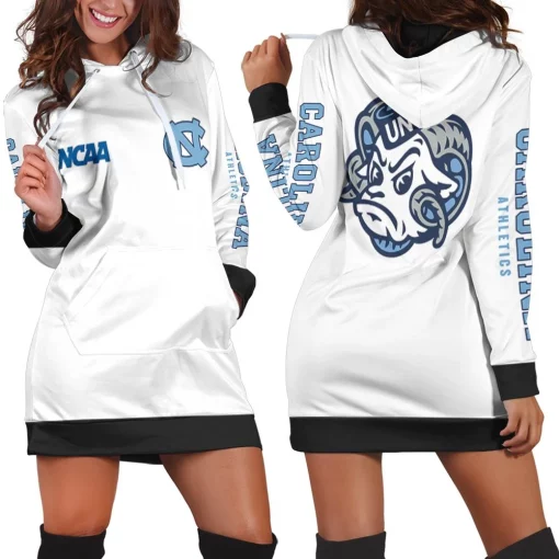 North Carolina Tar Heels Ncaa Bomber Jacket 3d Hoodie Dress