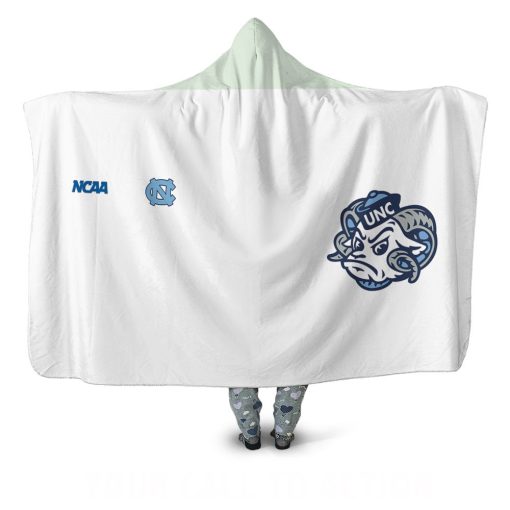 North Carolina Tar Heels Ncaa Bomber Jacket 3d Jersey Hooded Blanket