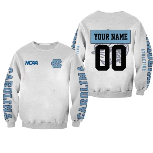 North Carolina Tar Heels Ncaa Bomber Jacket 3d Personalized Sweater