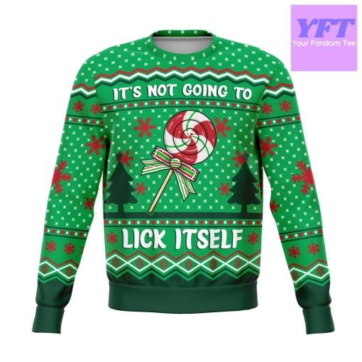 Not Gonna Lick Itself 2022 Naughty Meme 3d Ugly Christmas Sweater