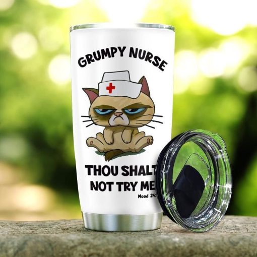 Nurse Cat Stainless Steel Cup