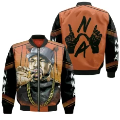 N.W.A Ice Cube Rapper Bomber Jacket