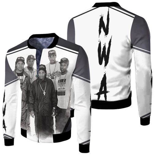 N.W.A Legend Rappers Fleece Bomber Jacket