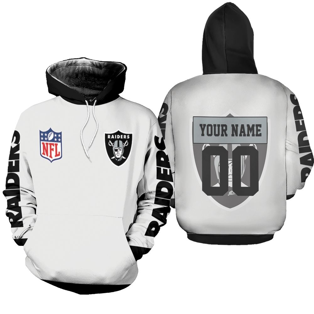 Oakland Raiders Nfl 3d Personalized Fleece Bomber Jacket – Teepital –  Everyday New Aesthetic Designs