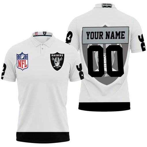 Oakland Raiders Nfl Jacket 3d Personalized Polo Shirt