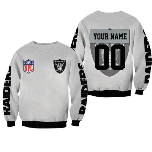 Oakland Raiders Nfl Jacket 3d Personalized Sweater