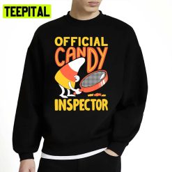 Official Candy Inspector Halloween Graphic Unisex Sweatshirt