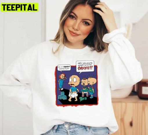 Oh Dear Chuckie Chucky Halloween Graphic Unisex Sweatshirt