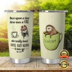 Once Upon A Time There Was A Girl Loved Coffee Stainless Steel Cup