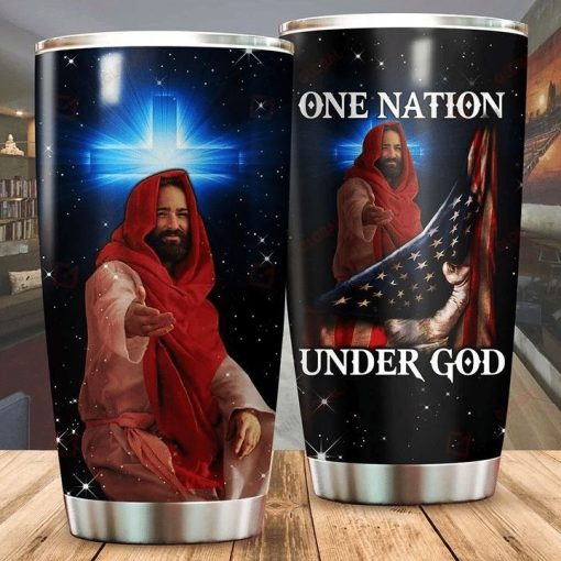 One Nation Under God Stainless Steel Cup