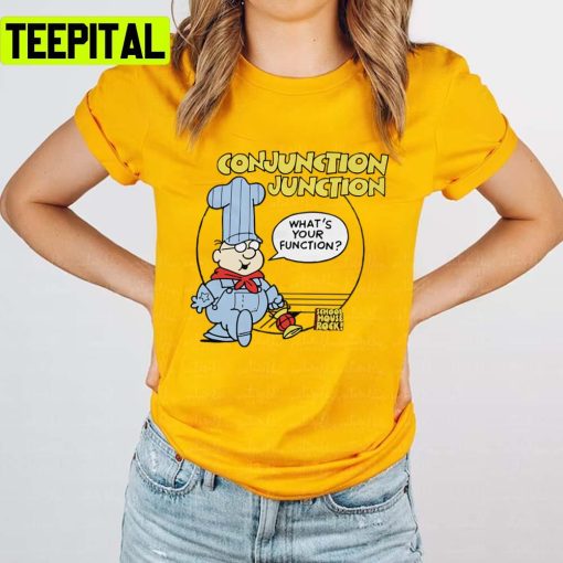 Onjunction Graphic Gif Schoolhouse Rock Unisex T-Shirt