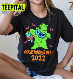 Oogie Boogie Bash 2022 Stitch HalloweenTrending Unisex Shirt