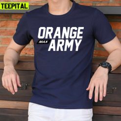 Orange Army Champion Formula 1 Car Racing F1 Unisex T-Shirt