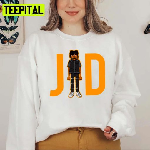 Orange Text Art Rapper Jid Unisex T-Shirt